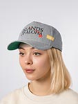 Бейсболка COASTAL арт. 6P Curved Visor Island (светло-серый)